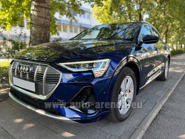Rental Audi e-tron 55 quattro S Line (electric car) in Malaga