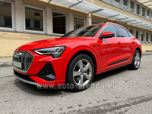 Rental Audi e-tron 55 quattro S Line (electric car) in Valencia