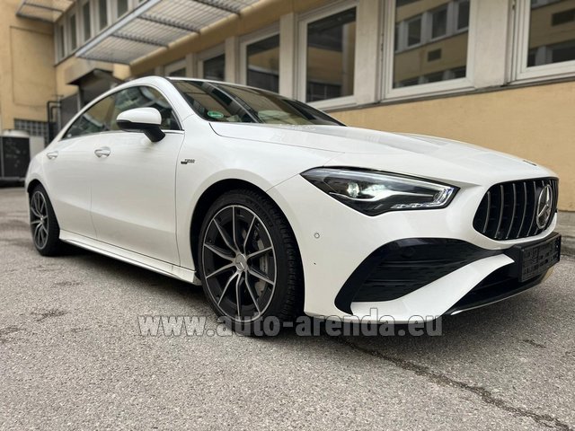 Rental Mercedes-Benz AMG CLA 35 4MATIC Coupe in Fuengirola