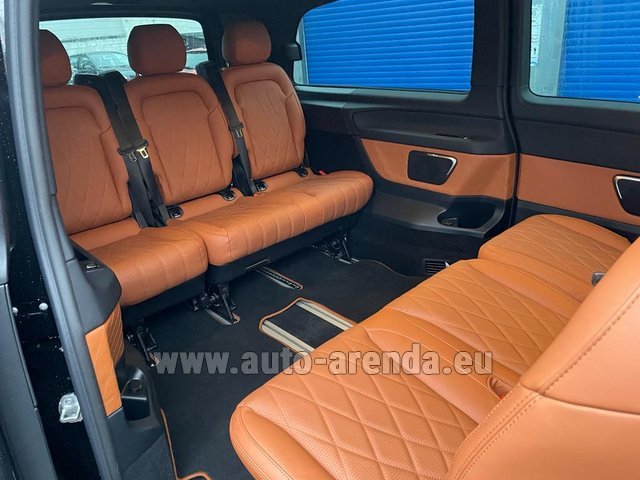 Rental Mercedes-Benz V300d 4Matic EXTRA LONG (1+7 pax) AMG equipment in Spain