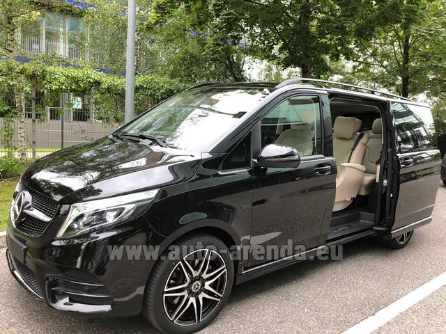Rent the Mercedes-Benz V300d 4MATIC EXCLUSIVE Edition Long LUXURY SEATS AMG car in Palma